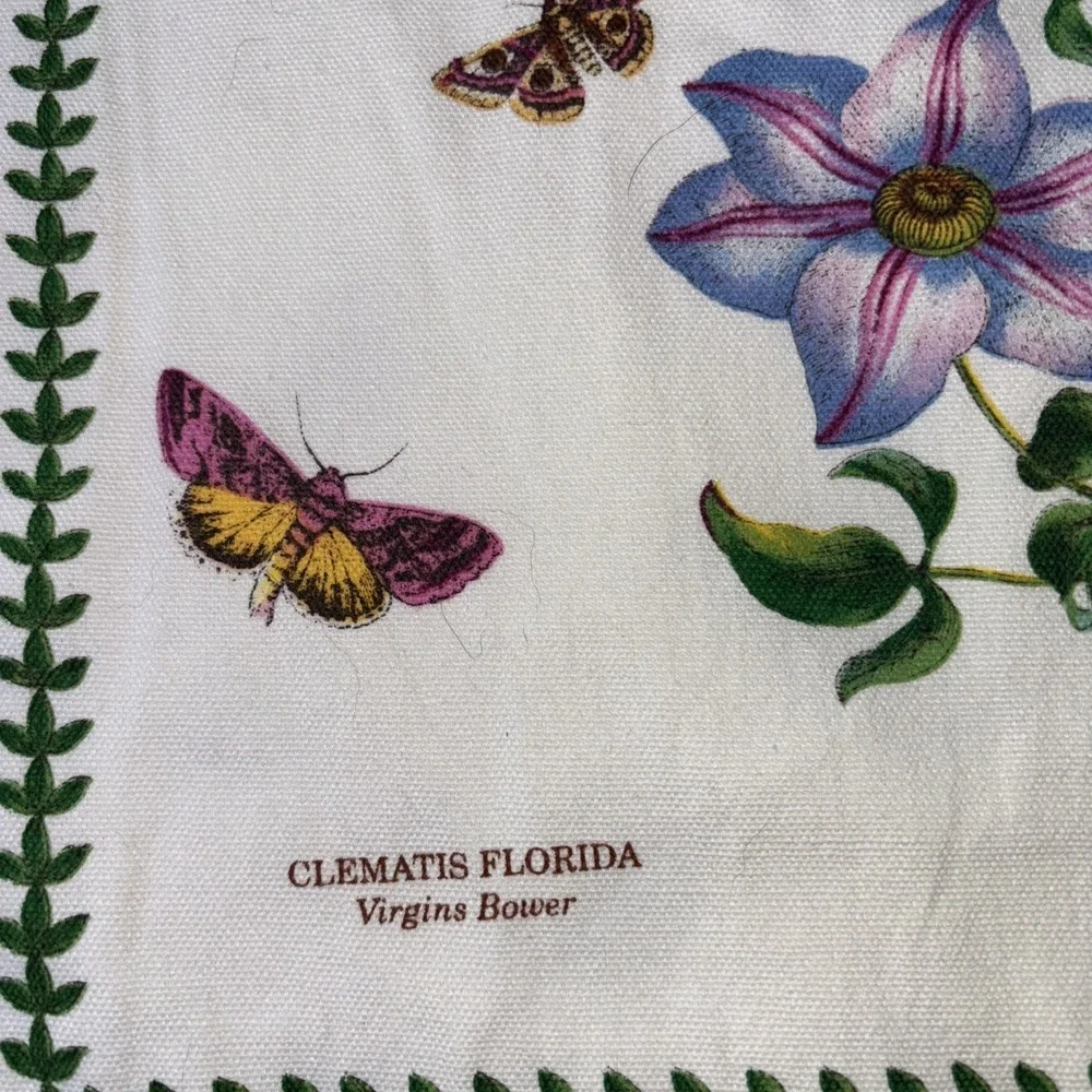 Portmeirion Placemats Set Of 3 Botanic Garden Pattern Cloth 17 1/2